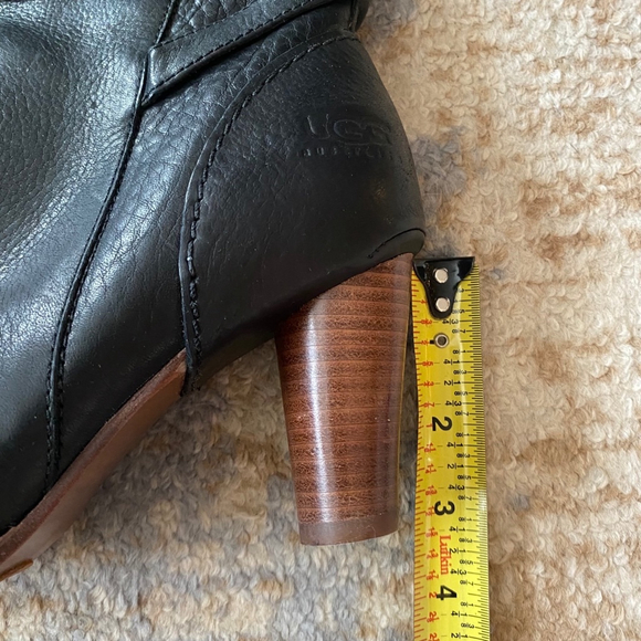 UGG Caroline High Heel Boot Black US 7 - Picture 3 of 8
